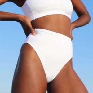 LEFT ON FRIDAY Hi Hi Bottom in Coconut White Size XL